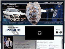 Tablet Screenshot of blackfootpolice.org